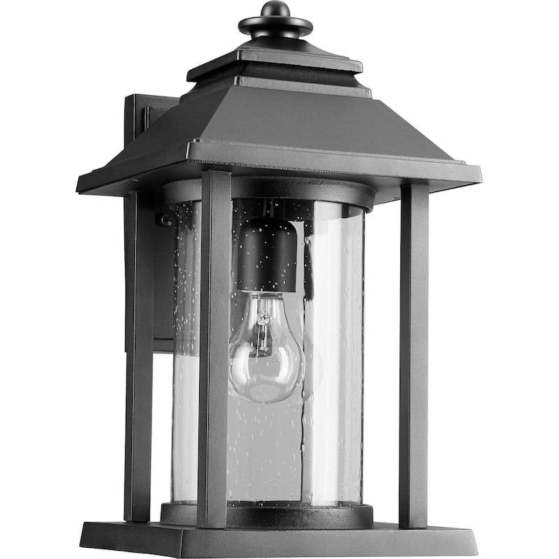 Quorum International Crusoe Single Light 16" Tall Outdoor Wall Sconce - Noir