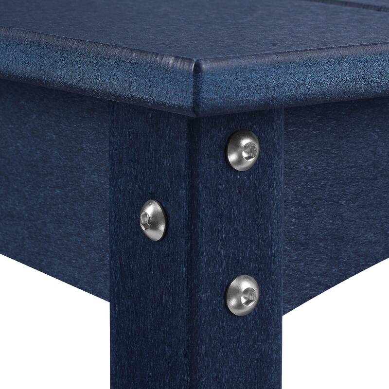 Laguna Hdpe All Weather Outdoor Patio Two Shelf Table