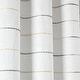 preview thumbnail 2 of 15, Lush Decor Ombre Stripe Yarn Dyed Cotton Shower Curtain