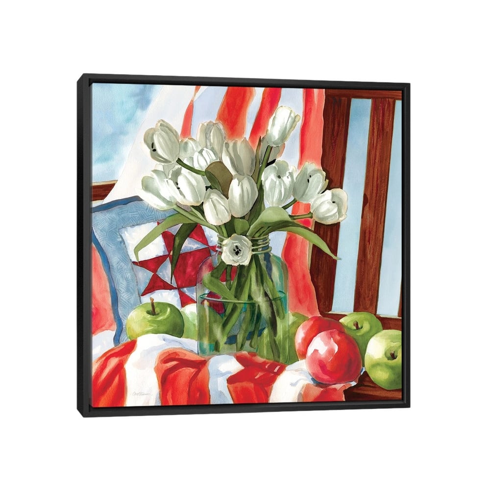 iCanvas "July Tulips" by Carol Robinson Framed Canvas Print