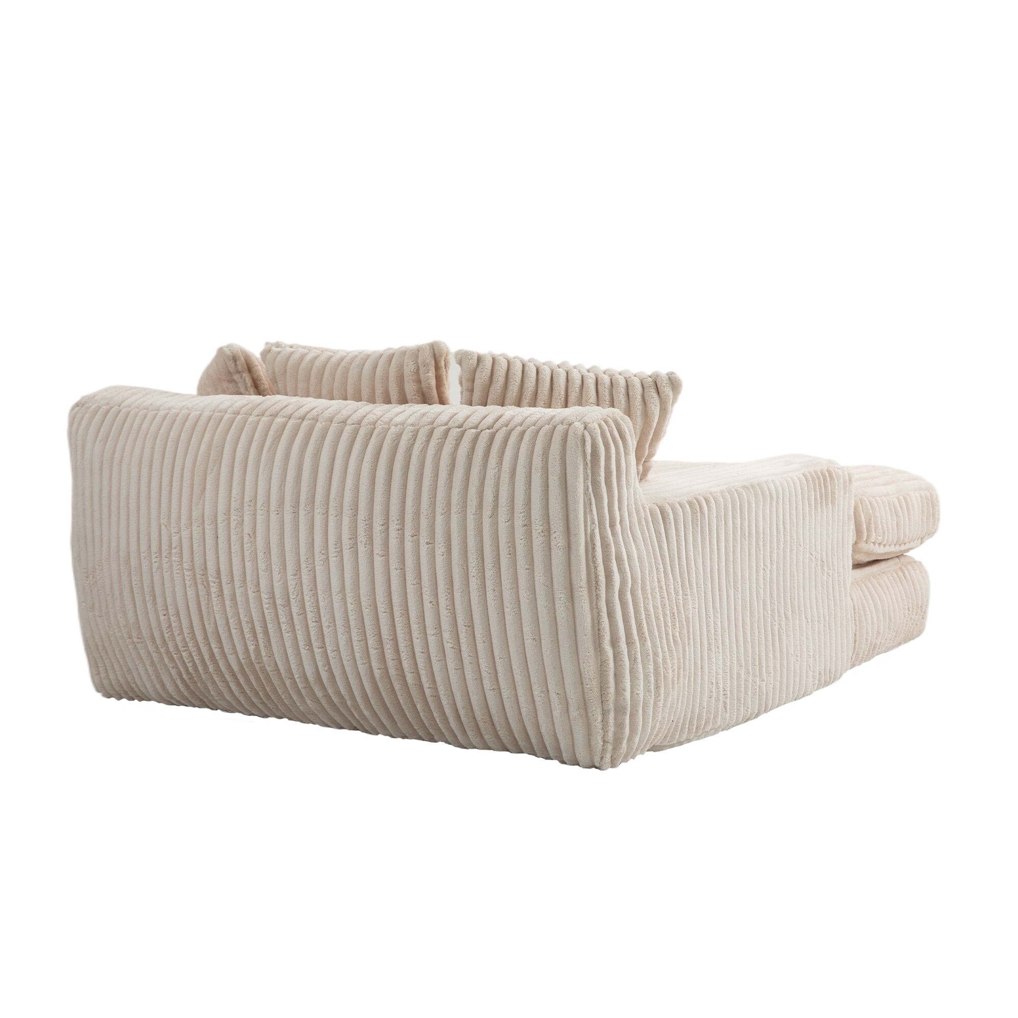 Lazy Sofa Bed - Soft Corduroy Couch for Gatherings and Relaxation