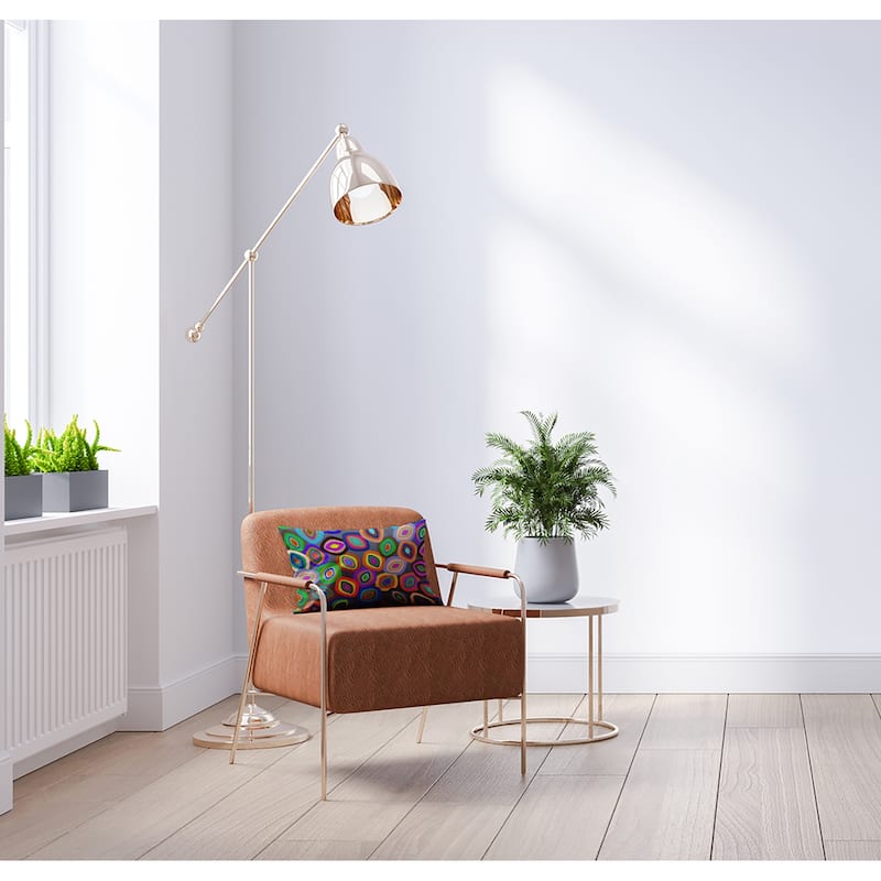 Modern Leaf Pile Accent Pillow
