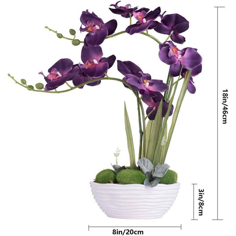 Large Artificial Potted Orchid Plant