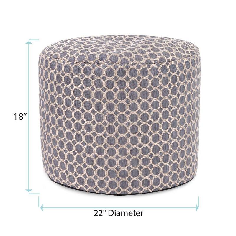 Allan Andrews Contemporary Foot Pouf, Pyth Collection