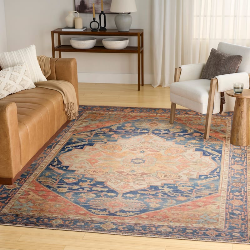Nourison Vintage Washables Indoor only Persian Area Rug