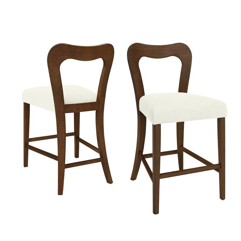 Set of 2 Counter Stools Without Arm