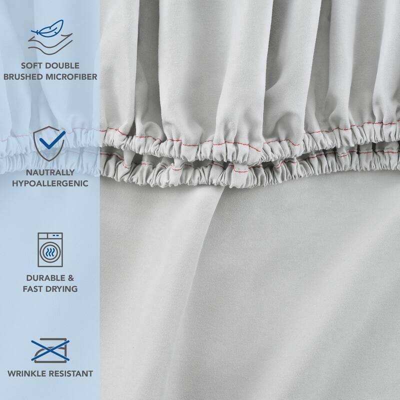 Host & Home Microfiber Fitted Sheets (6 Pack)