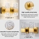 preview thumbnail 7 of 46, Modern Crystal Vanity Light Bathroom Light Fixtures Over Mirror LED Suitable for Bathroom Mirror