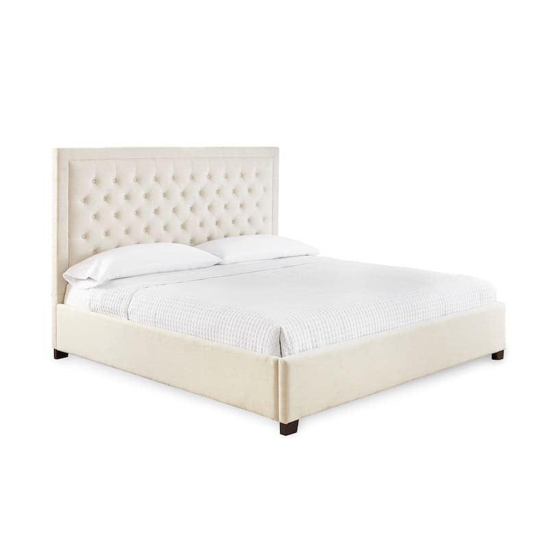 Steve Silver Isabel Button Tufted Upholstered Platform Bed
