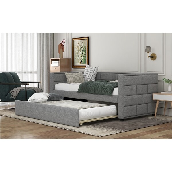 Roller And Upholstered Double Sofa Bed Elegant Design Adds A Spark Of Modern And Timeless Style To Any Room Bed Bath Beyond 36026897