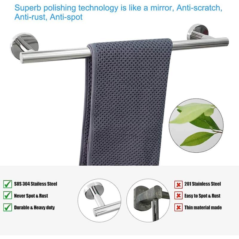 Wall Mounted Towel Bar 304 Stainless Steel Towel Rack