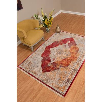 Westfield Home Moravia Malta Distressed Area Rug