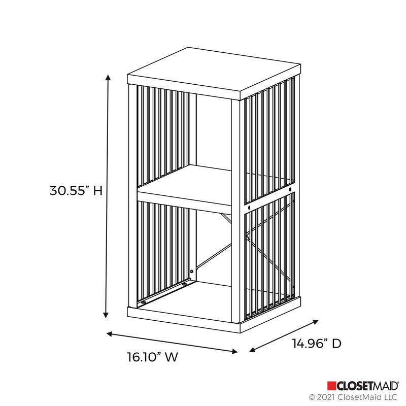 ClosetMaid Steel Frame 2-Cube Organizer