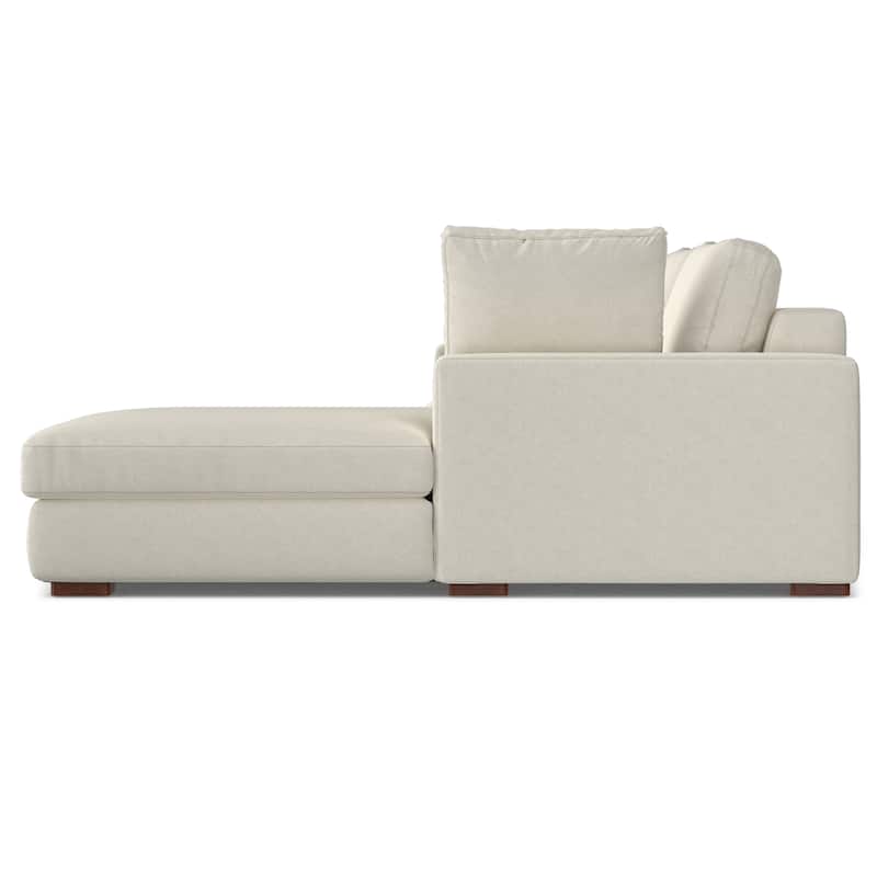 WYNDENHALL Roscoe Right-Facing Sectional in Tightly Woven Performance Fabric