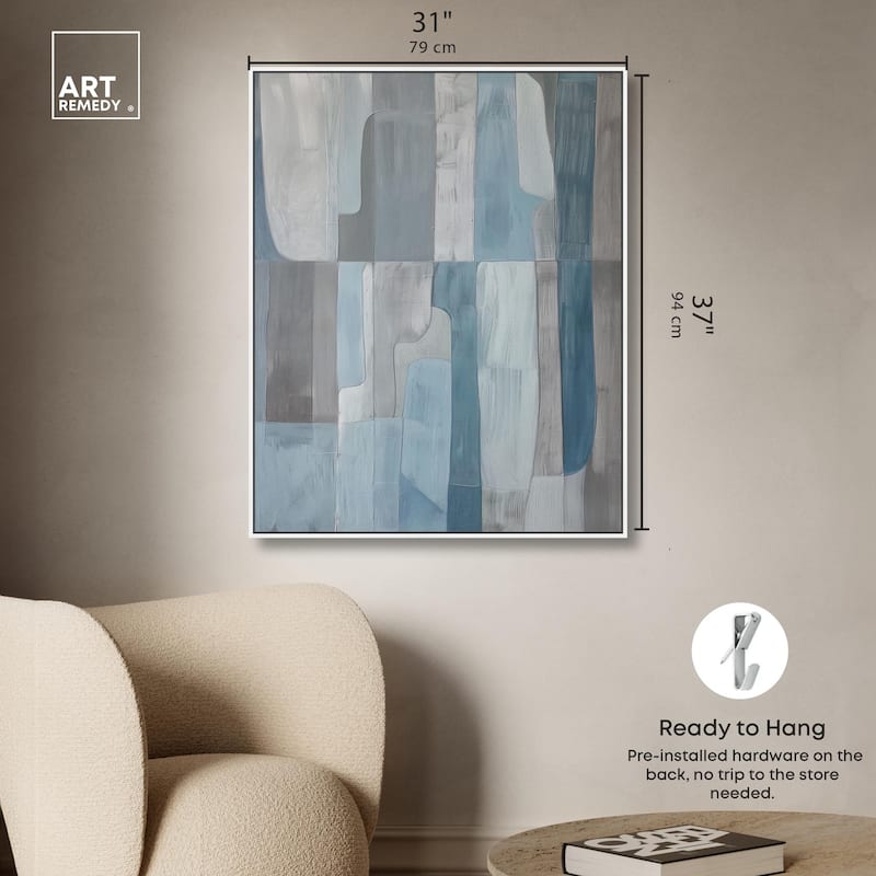 Tessellated Tones II Canvas by Art Remedy