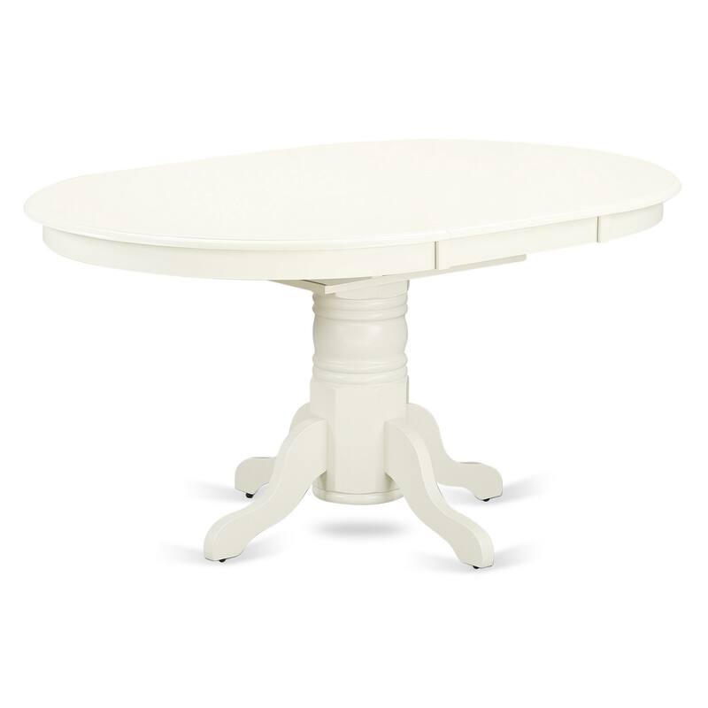 HomeStock 5-Piece Linen White Finish Solid Wood Top Dining table with 4 Chairs