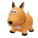 preview thumbnail 1 of 3, Toddler Boys and Girls Farm Hopper Bounce Toy, Golden Dog