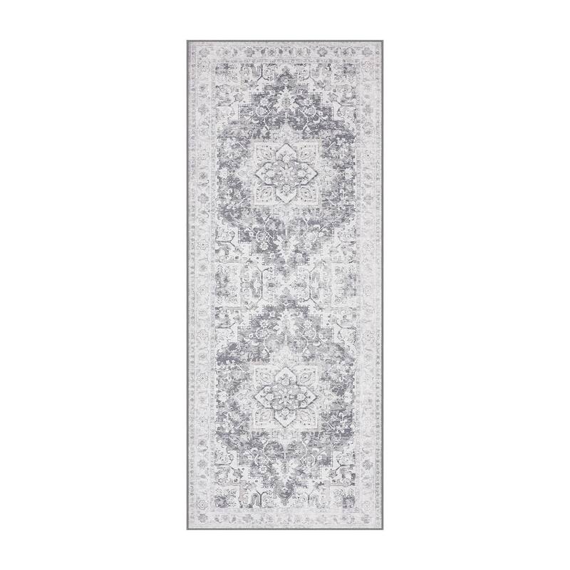 Mcow Serenity Collection Machine Washable Non-Slip Area Rug