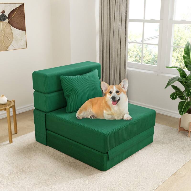 Convertible Compression Corduroy Sectional Sofa