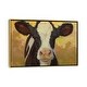 preview thumbnail 7 of 7, iCanvas "Farm Pals III" by Carolyne Hawley Framed Gold - 18x26