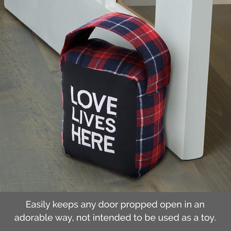 Elements Love Lives Here Door Stopper, 6 Inch - N/A