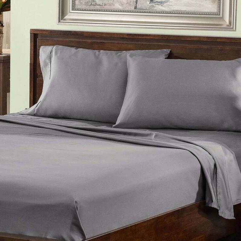 Superior 800 Thread Count Cotton Blend Sheet Set - California King - Light Grey