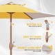 preview thumbnail 45 of 111, Autlaycil 7.5FT Patio Umbrella with Tilt and Crank