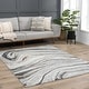 preview thumbnail 32 of 50, Hauteloom Liverpool Living Room, Bedroom Area Rug - Contemporary - Cream,Green - 7'10" x 10'
