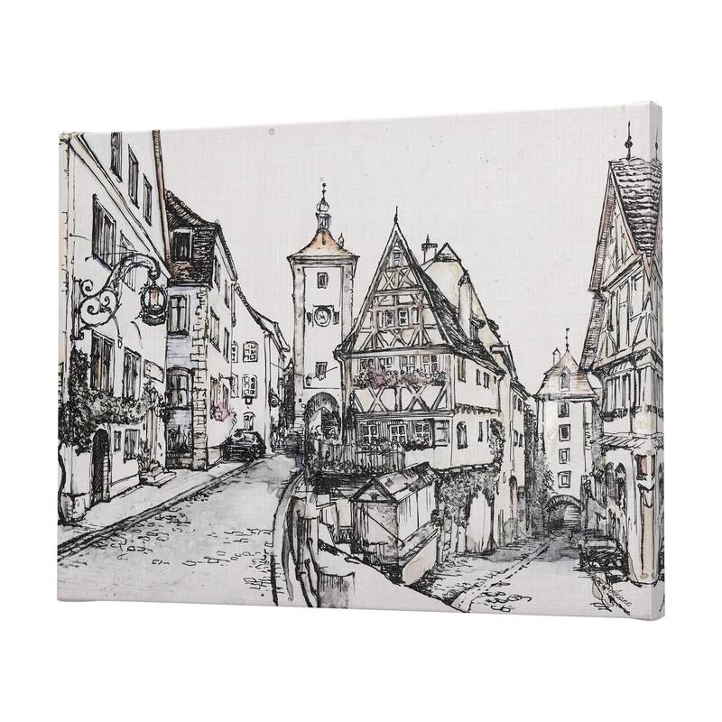 Travel Memories I (40 x 30) Canvas Art Print