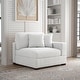 preview thumbnail 122 of 190, Modern Modular Sectional Sofa Corduroy Chaise Lounges Right Facing - Beige Armchair