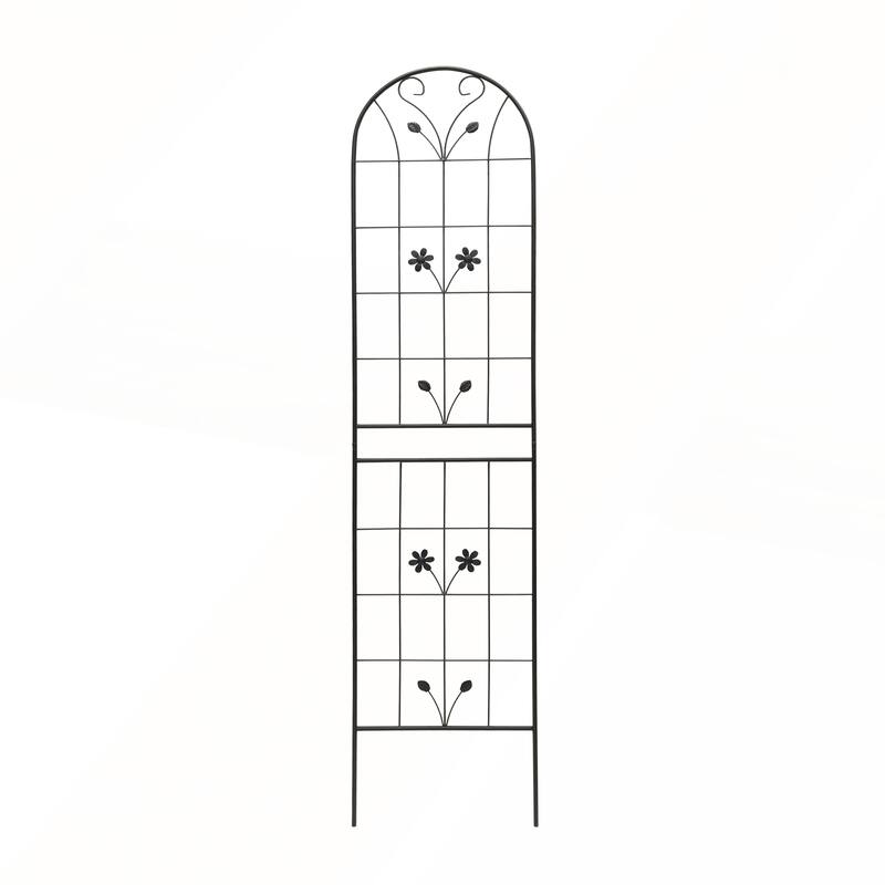 2 Pack Metal Garden Trellis 86.7in x 19.7in Rustproof Trellis