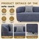 preview thumbnail 6 of 32, Mid Century Style Fabric Curved Sofa