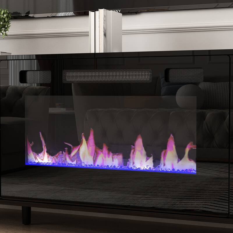 Electric Fireplace TV Stand Entertainment Center Remote Control