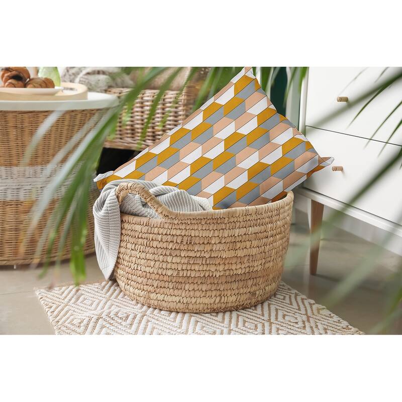 Hex Pattern Decorative Throw Pillow
