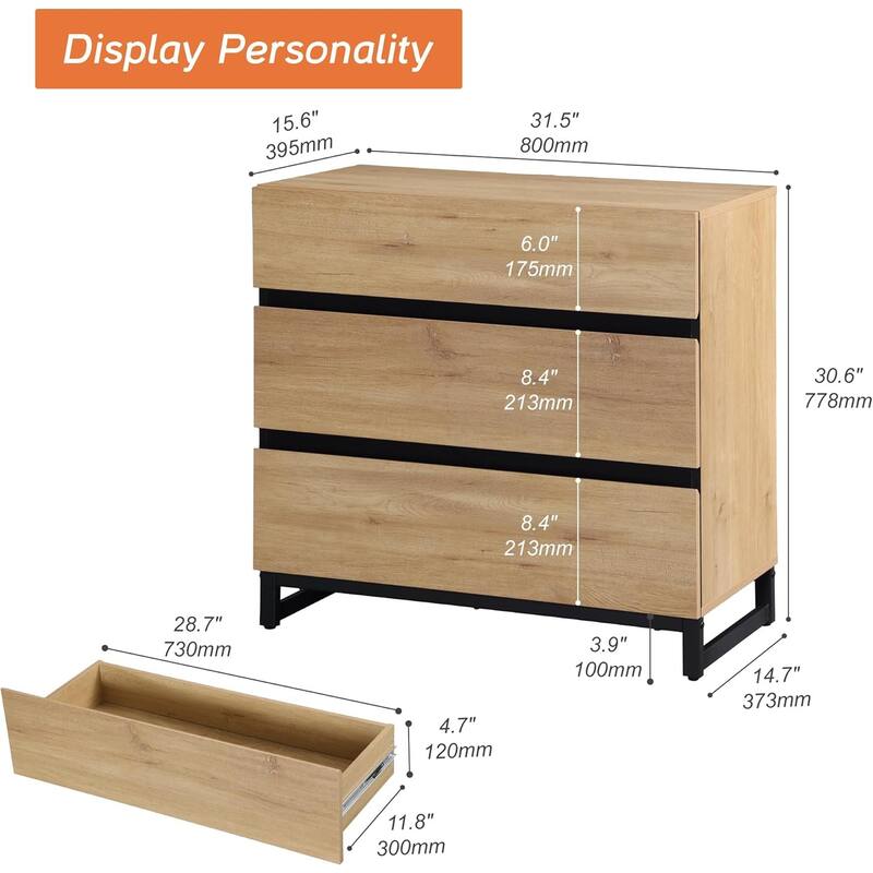 WAMPAT Dresser for Bedroom, Closet Organizers and Storage