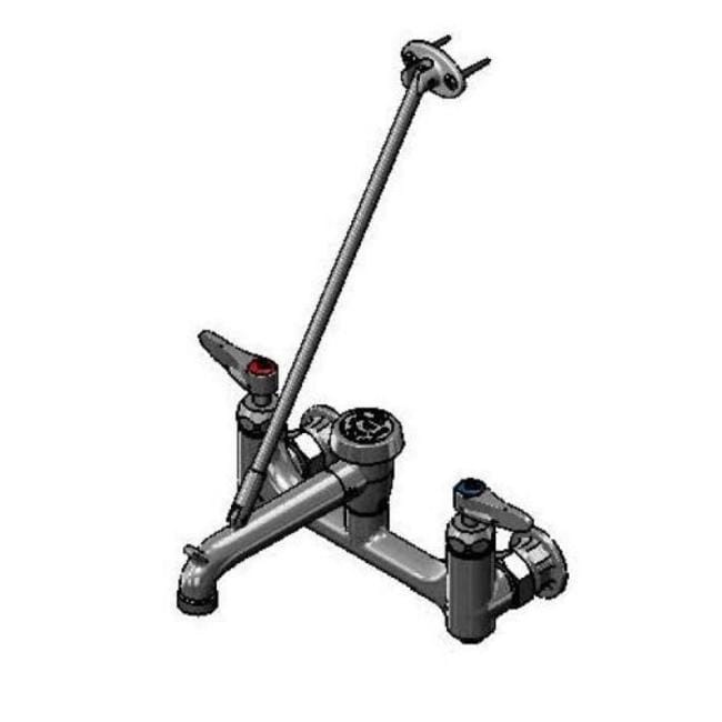 T and S Brass B-0665-CRBSTPVR 10.40 GPM Wall Mounted Two-Handle