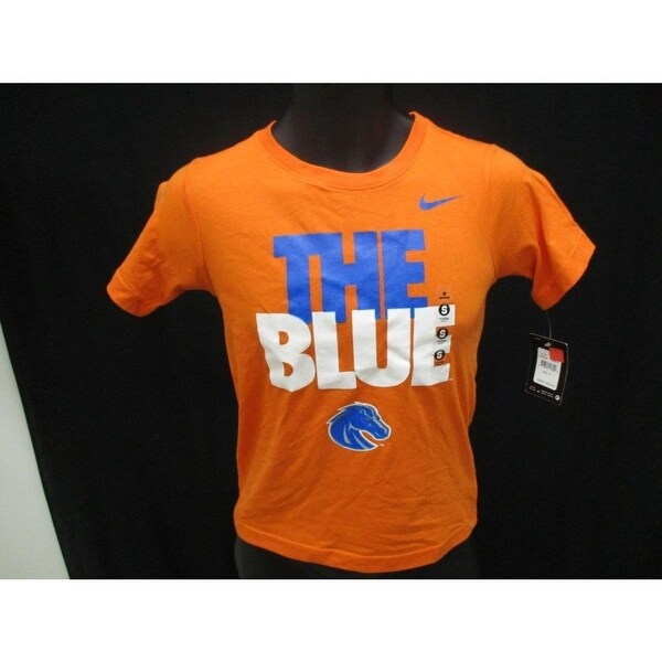kids orange nike shirt