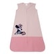 preview thumbnail 1 of 2, Lambs & Ivy Disney Baby Minnie Mouse Pink Appliqued Cotton Wearable Blanket