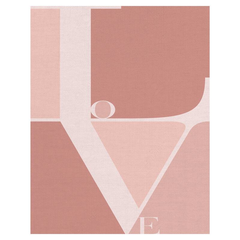 Love by TypeLike Canvas Art Print