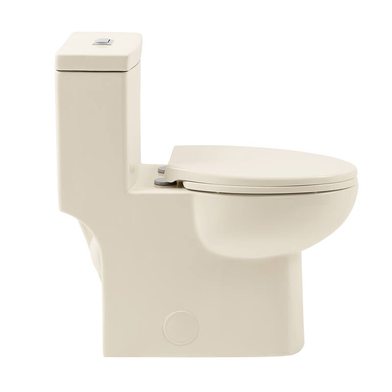 Chaux One Piece Toilet Dual Flush 1.1/1.6 Gpf In Bisque - 28.4" x 14.55" 29.5"