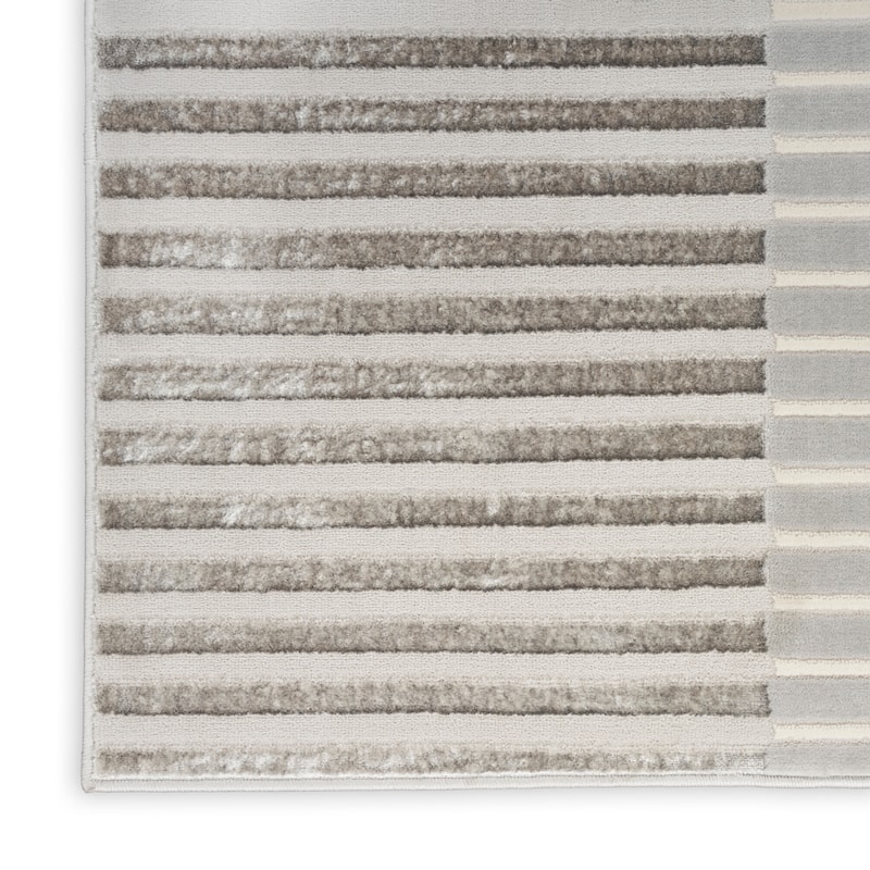 Nourison Brushstrokes Indoor only Striped Area Rug