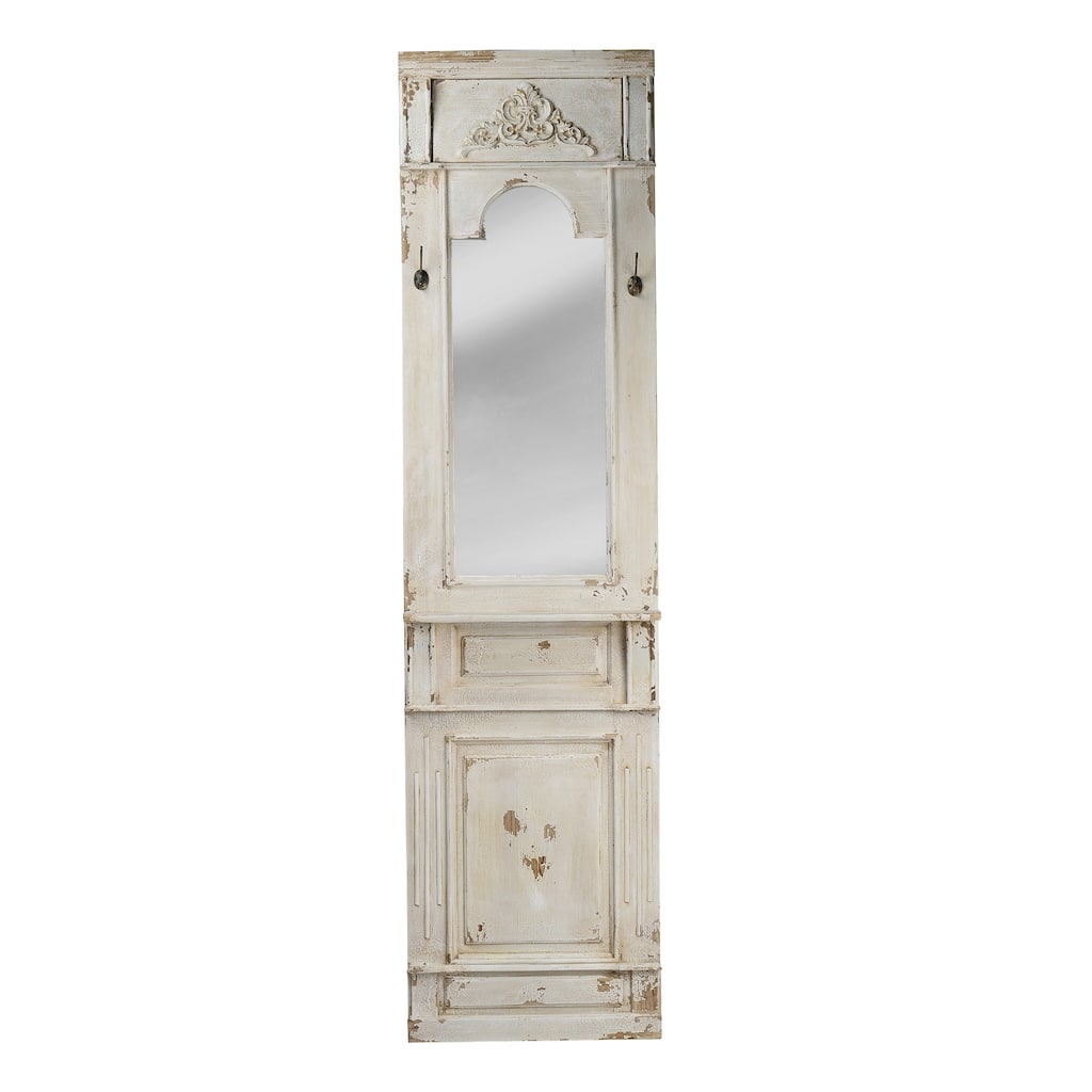 Classic Vintage Antique White Wall Mirror