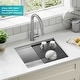 preview thumbnail 113 of 162, KRAUS Kore Workstation Undermount Stainless Steel Kitchen Sink