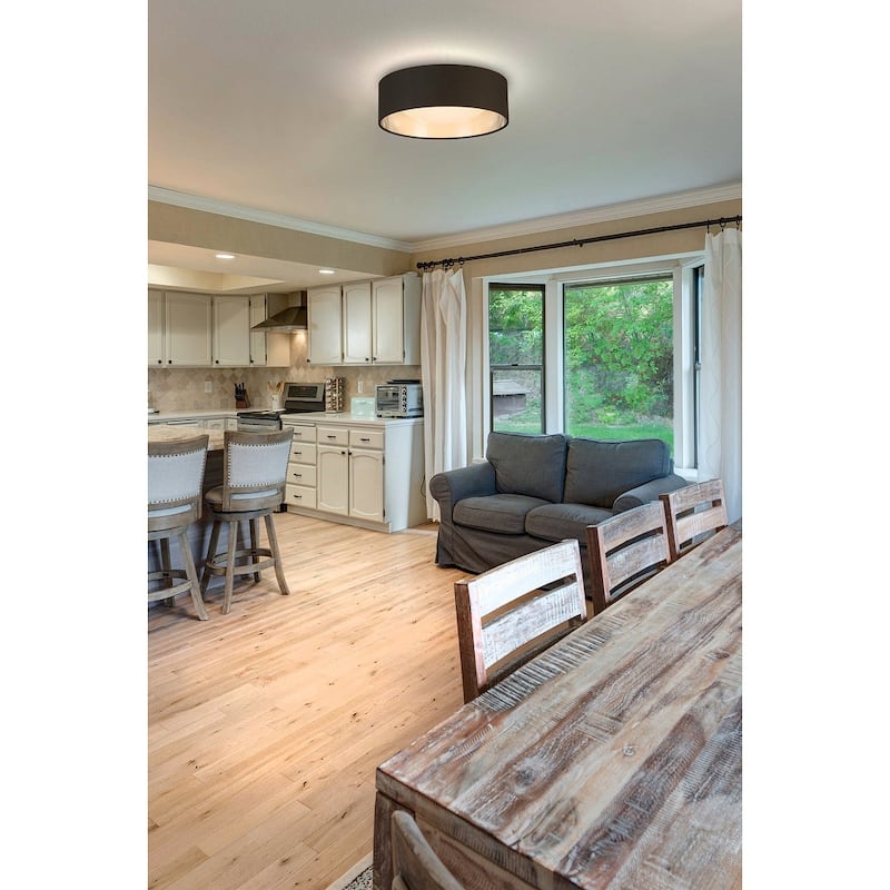 Eglo Orme LED Flush Mount Ceiling Light with Acrylic Diffuser