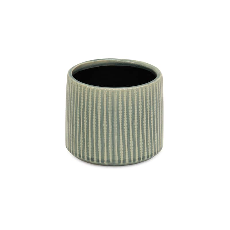 Arianthe Ceramic Orb Patterned Pot