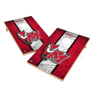 Vintage Marist College Red Foxes Regulation 2x4 Cornhole Set