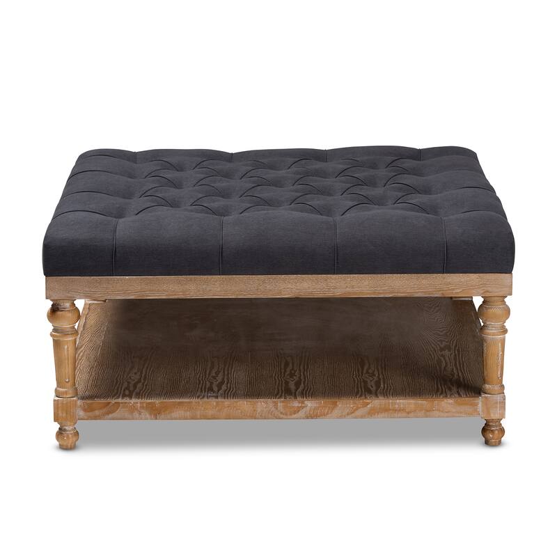 The Gray Barn Windy Ridge Modern and Rustic Cocktail Ottoman
