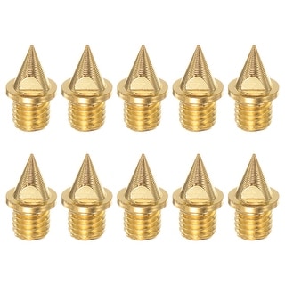 10pcs Track Spikes 1/4 Inch Alloy Steel Replacement, Golden - Bed Bath ...