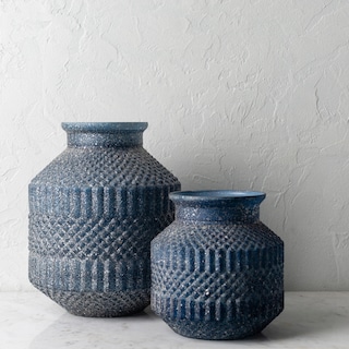 Artistic Weavers Cena Boho Frosted Glass Vase Set (2-piece)