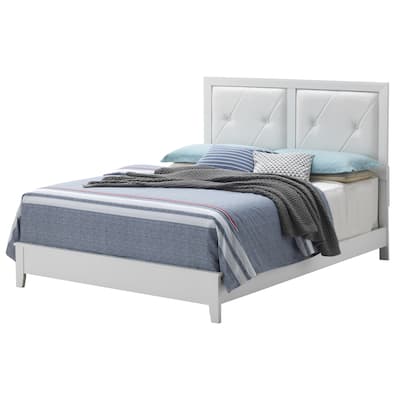 Full Size MDF Platform Bed with Durable Construction and Transitional Design